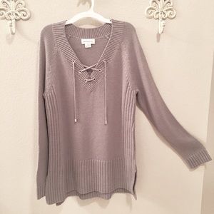 Liz Claiborne Womens V Neck Sweater